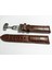 &hertür Saate &uygun Kelebek Toka 22 Mm Kahve Kordon (184 ) Gumuş Toka 2