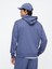 Erkek Mavi Gap Logo Fransız Havlu Kumaş Sweatshirt 4