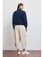 Omuzda Kalp Düğmeli Sweatshirt 2