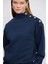 Omuzda Kalp Düğmeli Sweatshirt 3