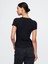 Kadın Siyah Modern Rib Crop T-Shirt 5