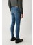 Erkek Mavi Eskitme Yıkamalı Esnek Jean Pantolon E003513 5