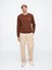 Erkek Kahverengi Gap Logo Fleece Sweatshirt 3