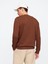 Erkek Kahverengi Gap Logo Fleece Sweatshirt 4