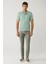 Erkek Su Yeşili 3 Düğmeli Polo Yaka T-shirt Jakarlı Regular Fit A41y1354 5