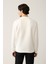 Erkek Ekru Bisiklet Yaka Interlok Baskılı Sweatshirt A41y1246 4