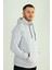 Tmb 3 Ip Şardonlu Kapşonlu Sweat 24 Açık Gri 3