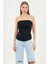Alexandergardi Yırtmaçlı Straplez Bluz (B24-00226) 1