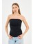 Alexandergardi Yırtmaçlı Straplez Bluz (B24-00226) 2