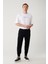 Erkek Siyah Smyrna Baggy Fit Pantolon Klasik Bel Pileli Örme A41y3075 1