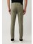 Erkek Haki Klasik Bel 5 Cep Slim Fit Pantolon A41Y3071 4