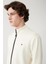 Erkek Ekru Dik Yaka Baskılı Soft Touch Baskılı Sweatshirt A41y1225 2