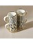 Nero 4'lü Standlı Porselen Kupa/Mug Seti 3