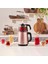 Tea Glass 2 in 1 Çelik Çay Makinesi ve Kettle Rosegold 1