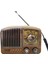 Rose Teknoloji NS-3381BT USB Bellek/ Tf Kart / Fm Radıo / Aux Destekli Nostalji Bluetooth Hoparlör 1