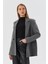 Oversize Blazer Ceket Grı 1
