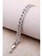 Taşlı Gurmet Gümüş Zincir Bileklik 3476 8