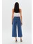 Wide Leg Jean Mavı 5