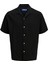 Jack&jones Easter Patras Resort Erkek Siyah Klasik Yaka Gömlek 1
