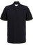 Jack&jones Benja Erkek Siyah Kapüşonlu Polo Tişört 1
