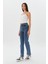 Yıkamalı Baggy Jean Mavı 1