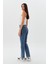 Yıkamalı Baggy Jean Mavı 5