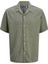 Jack&jones Easter Patras Resort Erkek Haki Klasik Yaka Gömlek 1