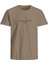 Jack&jones Blaharris Crew Neck Erkek Kahverengi Yuvarlak Yaka Tişört 1