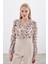 Puantiye Dokulu Bodysuit - Kahve 2