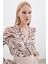 Puantiye Dokulu Bodysuit - Kahve 4