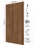 Mdf Ahşap Akustik Duvar Kaplama Lambri Paneli - 100 x 275 cm - Teak 1