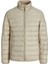 Jack&jones Bradley Light Puffer Collar Erkek Bej Dik Yaka Mont 1