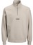 Jack&jones Soho Quarter Zip Erkek Bej Dik Yaka Sweatshirt 1