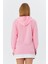 Kapüşonlu Kendinden Içlikli Sweatshirt Pembe 5
