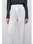 Pileli Krep Pantolon - Ekru 5