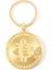 Bitcoin Logo Şeklinde Altın Renk 4 cm Anahtarlık 3