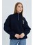 Yakası Fermuarlı Sweatshirt Lacı 4