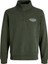 Jack&jones Makoto Half Zip Erkek Yeşil Dik Yaka Sweatshirt 1