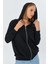 Fermuarlı Sweatshirt Sıyah 3