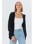 Fermuarlı Sweatshirt Sıyah 4