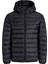 Jack&jones Bradley Light Puffer Hood Erkek Siyah Kapüşonlu Mont 1