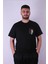 Trust - Yourself Baskı Siyah Erkek T-Shirt 2