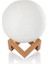 Dekoratif 3D Ay Görünümlü Gece Lambası Moonlight ve Stand 15 cm 3