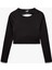 Sırtı Pencere Detaylı Uzun Kollu Slim Fit Crop Spor Tişört 1