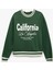 Uzun Kollu Bisiklet Yaka Kolej Baskılı Sweatshirt 3