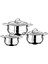 Çelik Tencere Seti Güveç Model 3lü Çelik Tencere 1