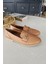 06T 102 Topukla Kadın Toka Detaylı Loafer Deri Babet 3
