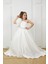 Beyaz Rosetta Kız Çocuk Abiye Elbise, Özel Gün, Girl Evening Dress Toddler Dress 1