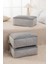 3 Adet Home Sweet Home Baskılı Büyük Boy Baza Altı Yastık Yorgan Kazak Hurcu 62 x 46 x 22 1