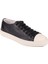 - Siyah Hakiki Deri Bağcıklı Erkek Sneaker 666-25 2